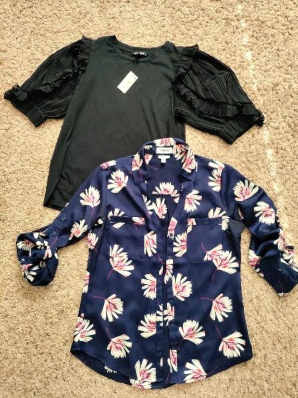 2 new Express women's blouse bundle size S
